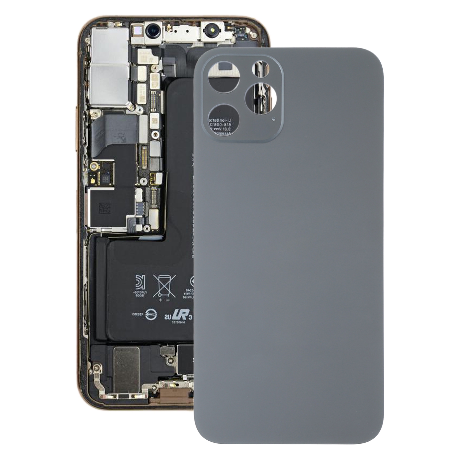 Battery Back Cover for iPhone 13 Pro(Black) - Shopkiz.com
