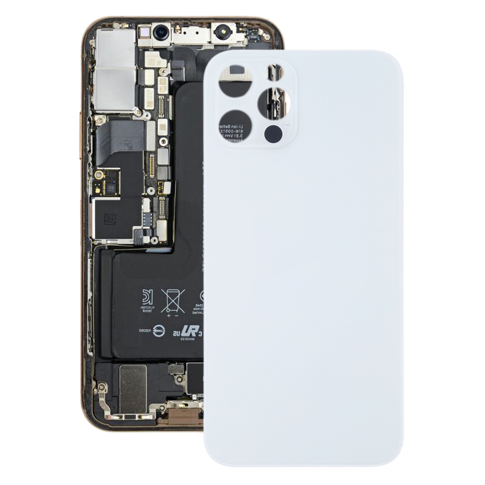 Battery Back Cover for iPhone 13 Pro Max(White) - Shopkiz.com