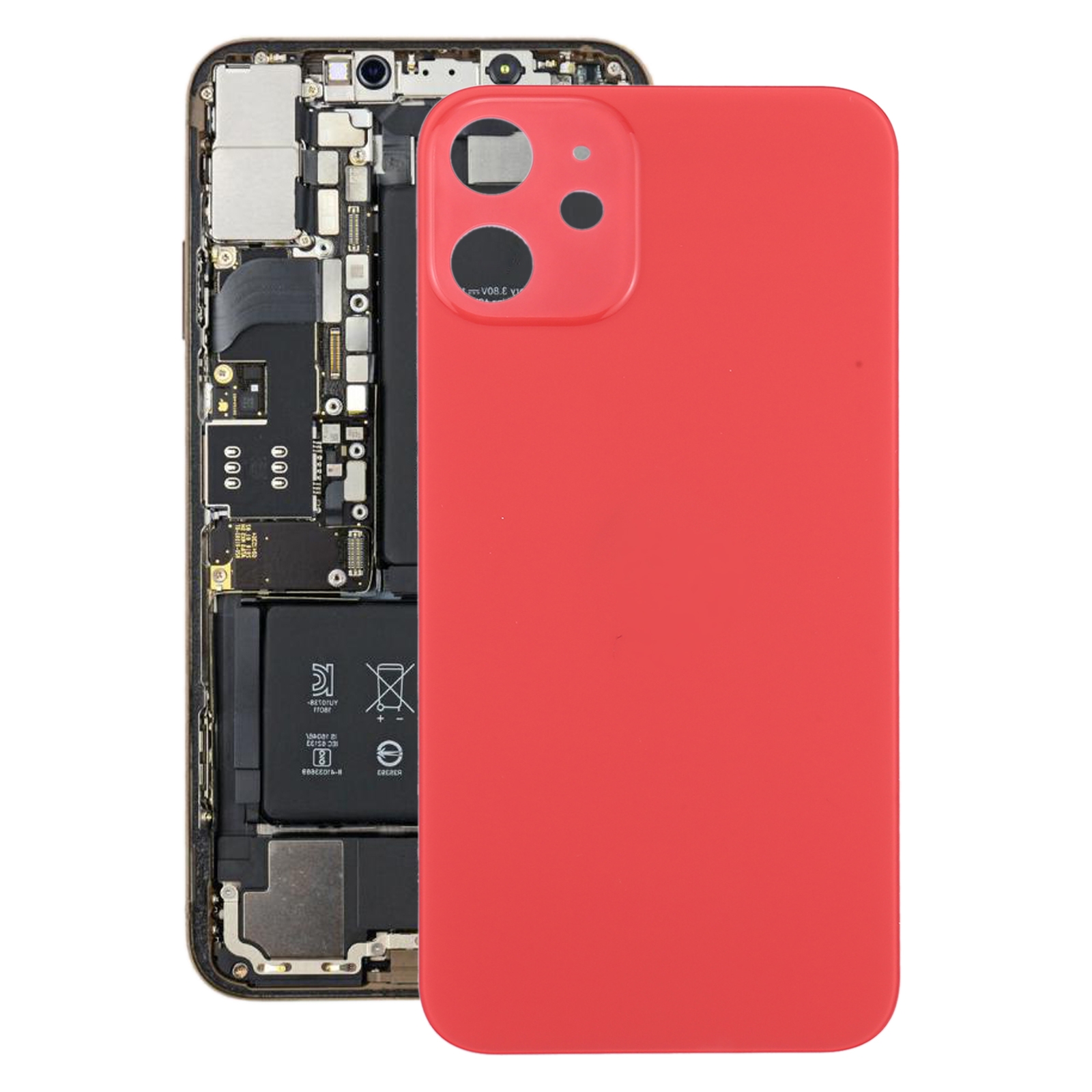 Battery Back Cover for iPhone 12 Mini(Red) - Shopkiz.com