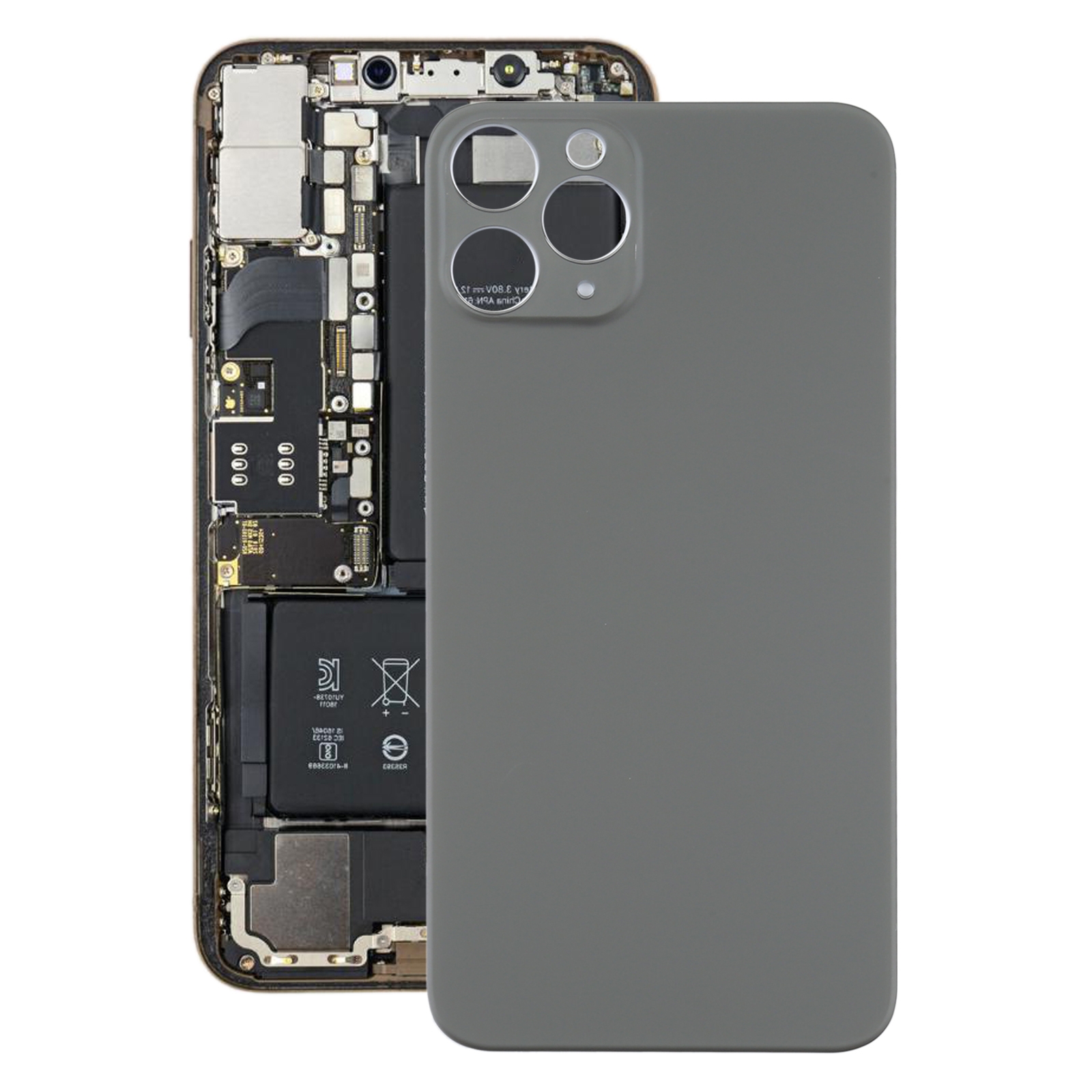 Battery Back Cover for iPhone 12 Pro Max(Graphite) - Shopkiz.com