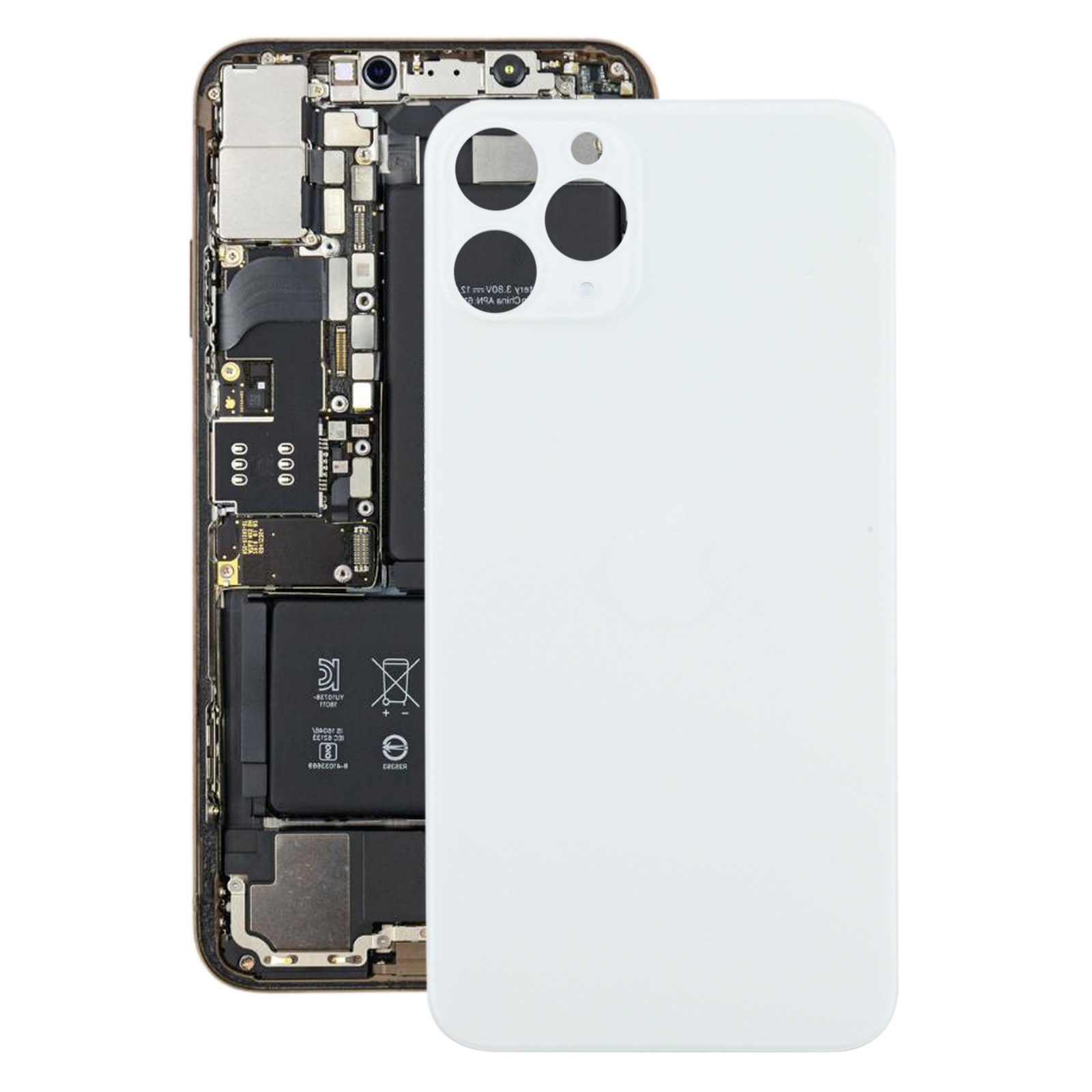 Battery Back Cover for iPhone 12 Pro Max(White) - Shopkiz.com
