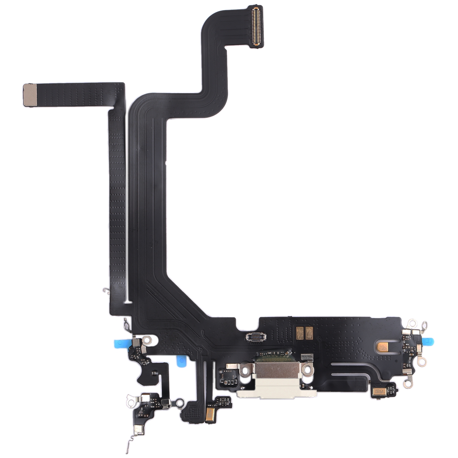 For iPhone 14 Pro Max Charging Port Flex Cable (White) - Shopkiz.com