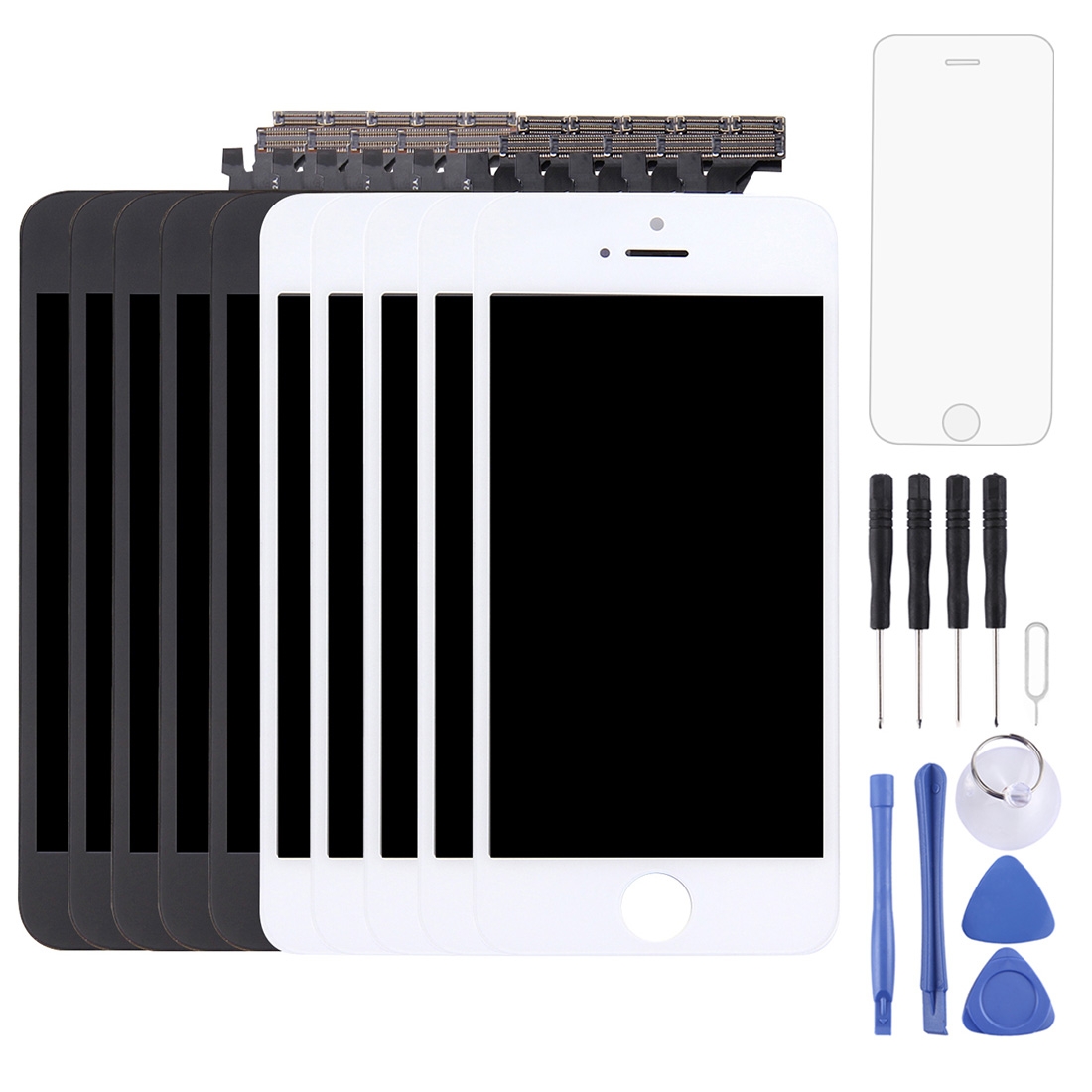 5 PCS Black + 5 PCS White TFT LCD Screen for iPhone 5 - Shopkiz.com