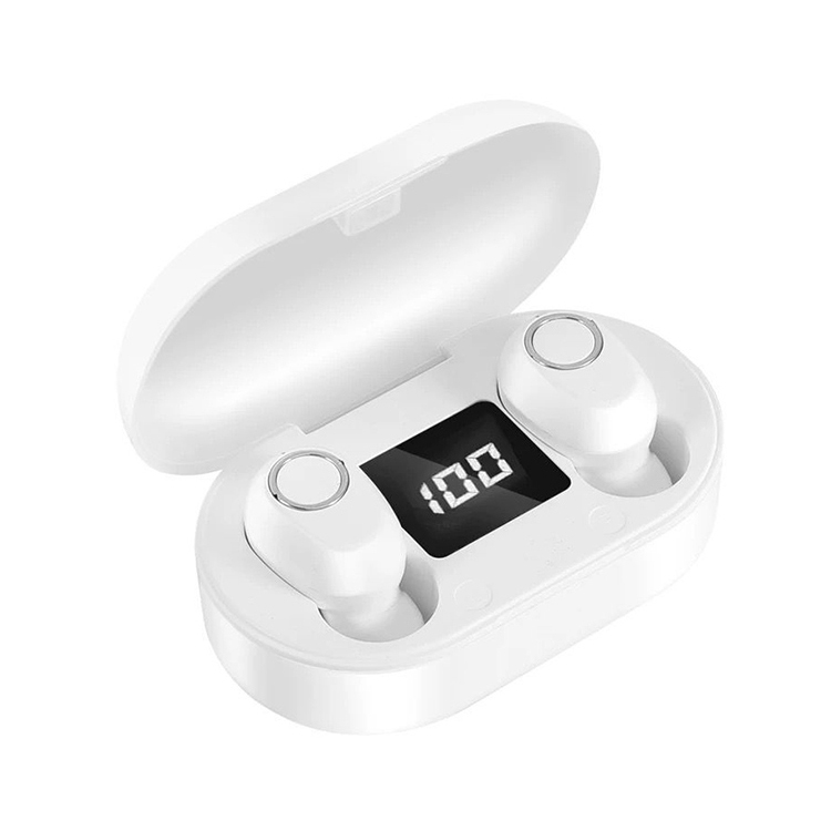 DT-13 Wireless Two Ear Bluetooth Headset Supports Touch & Smart Magnetic Charging(White) - Shopkiz.com