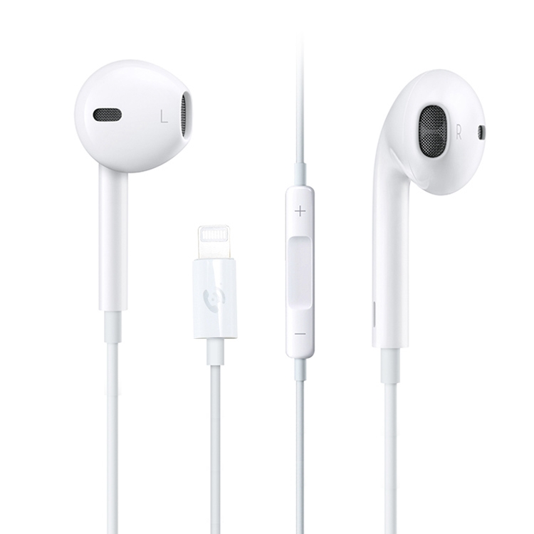 8 Pin Plug Wired Earphone, Support Calls and Music, Cable Lengrh: 1.2m - Shopkiz.com
