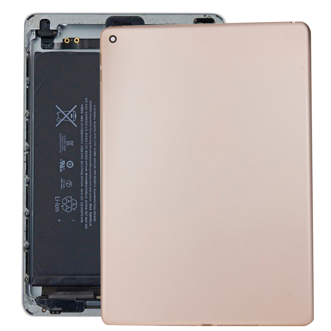 Battery Back Housing Cover  for iPad Air 2 / iPad 6 (WiFi Version) (Gold) - Shopkiz.com