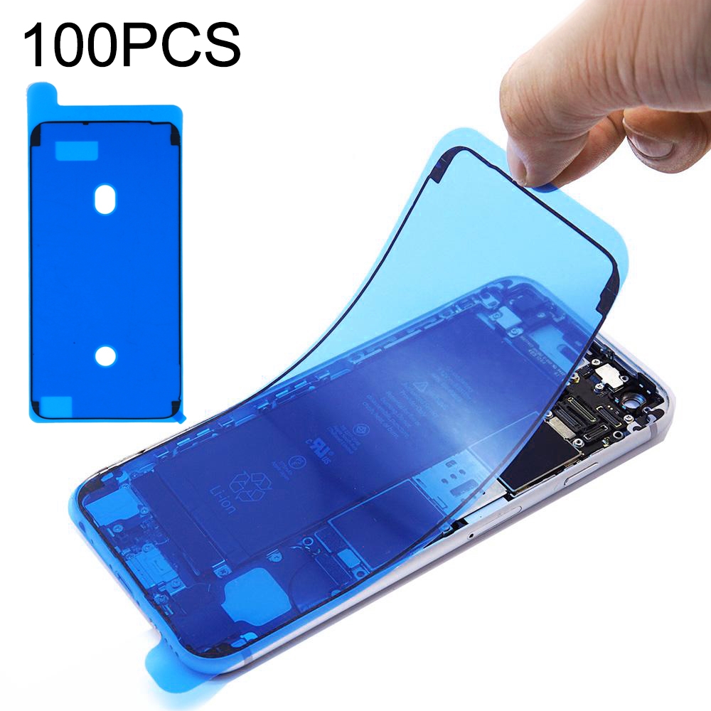 100 PCS LCD Frame Bezel Waterproof Adhesive Stickers for iPhone 6s Plus - Shopkiz.com