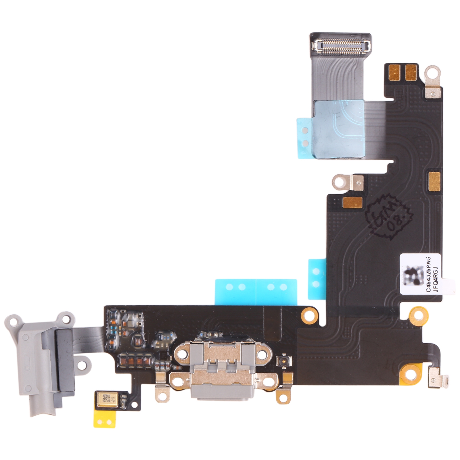 Original Charging Port Flex Cable for iPhone 6 Plus(Dark Gray) - Shopkiz.com