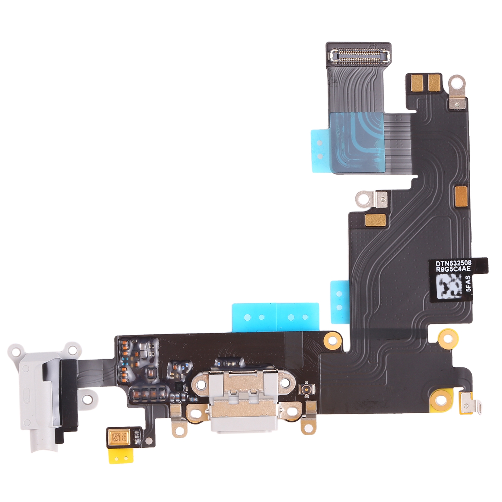 Original Charging Port Flex Cable for iPhone 6 Plus(Light Grey) - Shopkiz.com