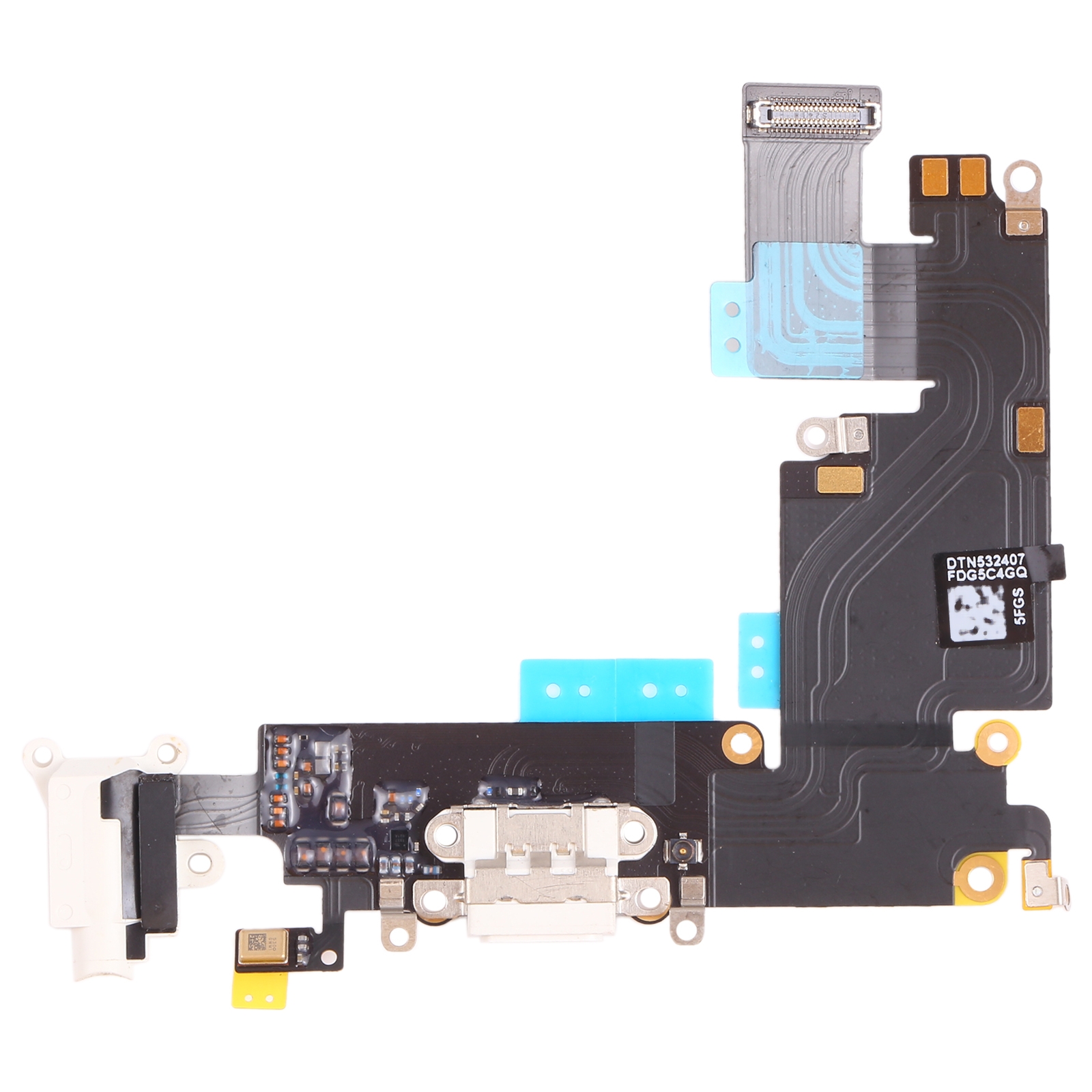 Original Charging Port Flex Cable for iPhone 6 Plus(White) - Shopkiz.com