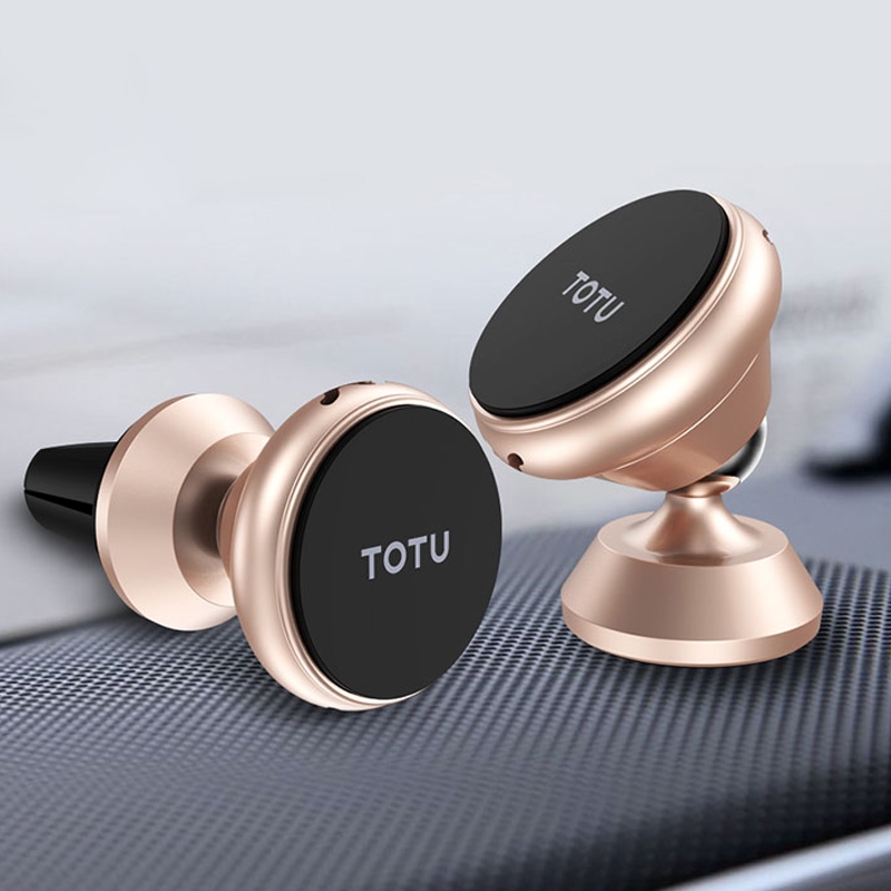 TOTUDESIGN DCTS-010 Air Freshener Perfume Magnetic Car Holder(Gold) - Shopkiz.com