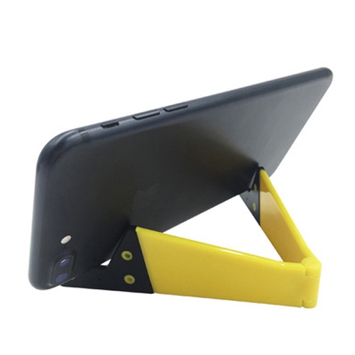 V Shape Universal Mobile Phone Tablet Bracket Holder(Yellow) - Shopkiz.com