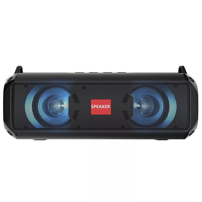 EBS-045 Wireless Stereo RGB Mini Portable Outdoor Music Subwoofer Stereo Speaker with Light (Black) - Shopkiz.com