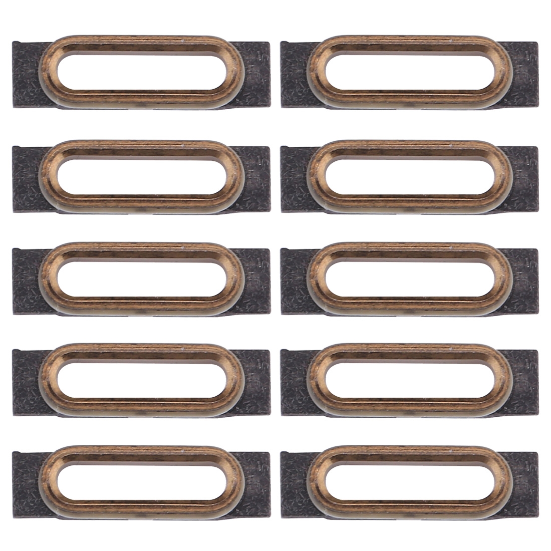 10 PCS for iPhone 7 Charging Port Retaining Brackets(Gold) - Shopkiz.com