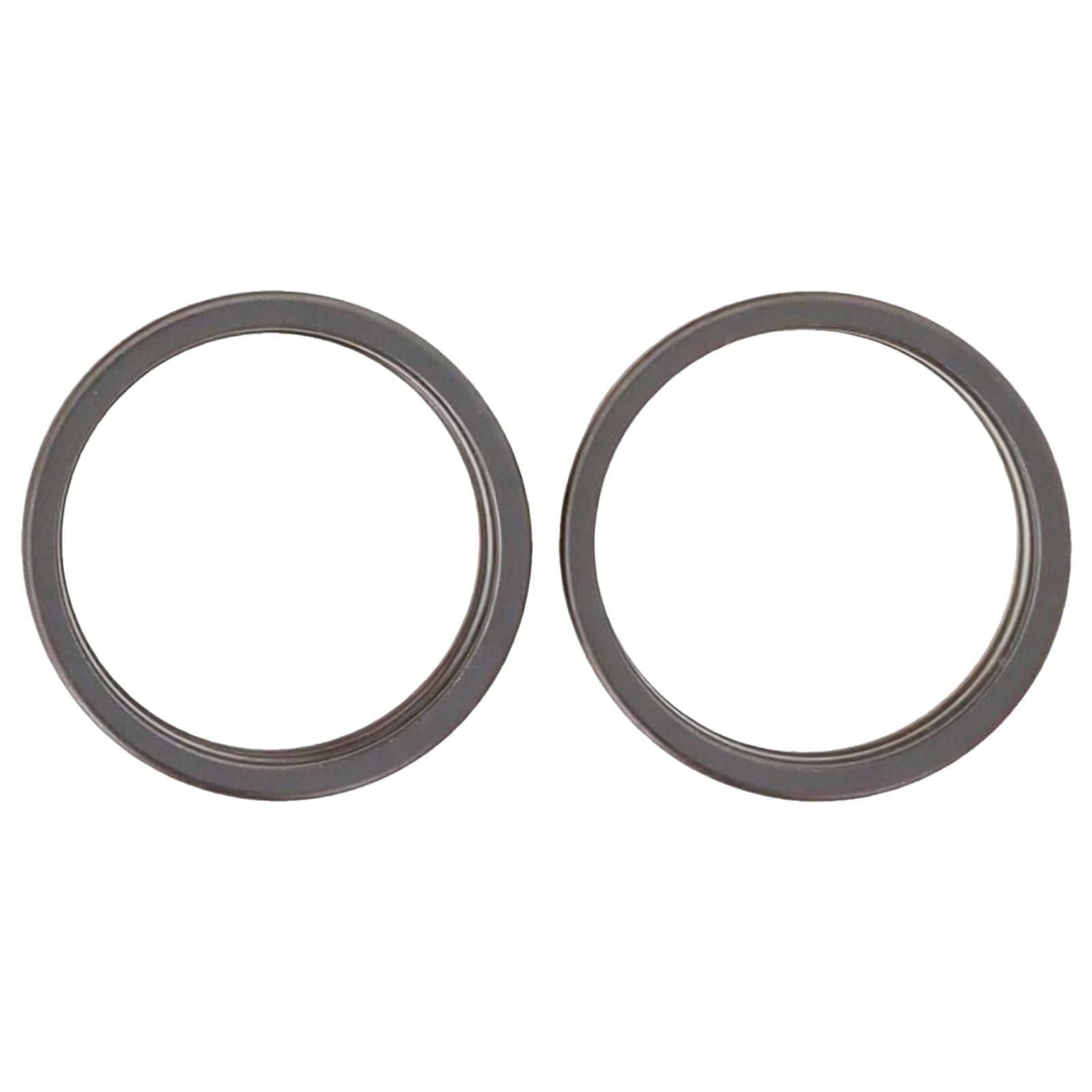 For iPhone 17 2pcs/set Rear Camera Glass Lens Metal Outside Protector Hoop Ring (Black) - Shopkiz.com