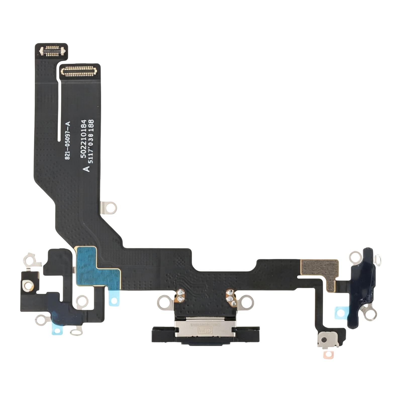For iPhone 17e Charging Port Flex Cable (Black) - Shopkiz.com