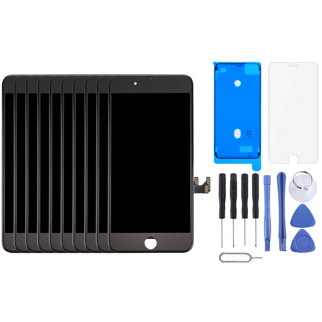 10 PCS TFT LCD Screen for iPhone 7 Plus (Black) - Shopkiz.com