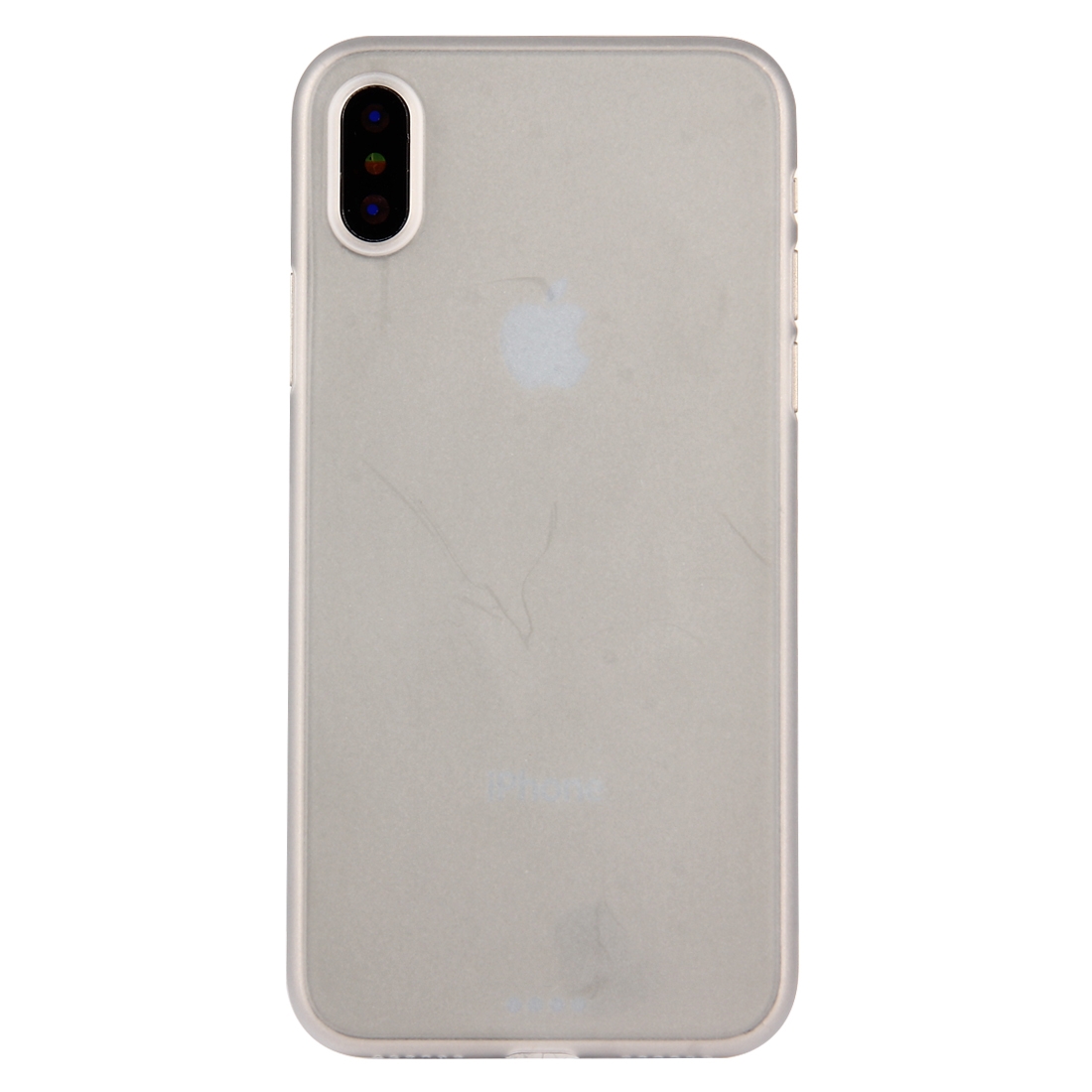 For iPhone X / XS PP Protective Back Cover Case (White) - Shopkiz.com