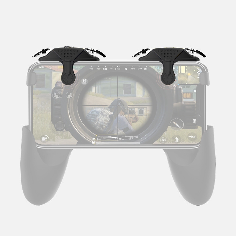 Mini Eating Chicken Mobile Phone Trigger Shooting Controller Handle Auxiliary Button (Black) - Shopkiz.com