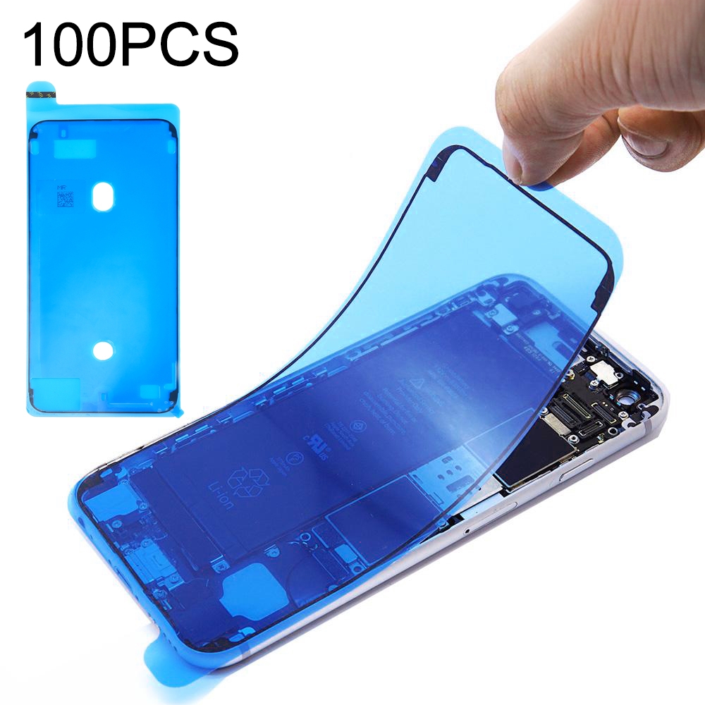 100 PCS LCD Frame Bezel Waterproof Adhesive Stickers for iPhone 8 Plus - Shopkiz.com