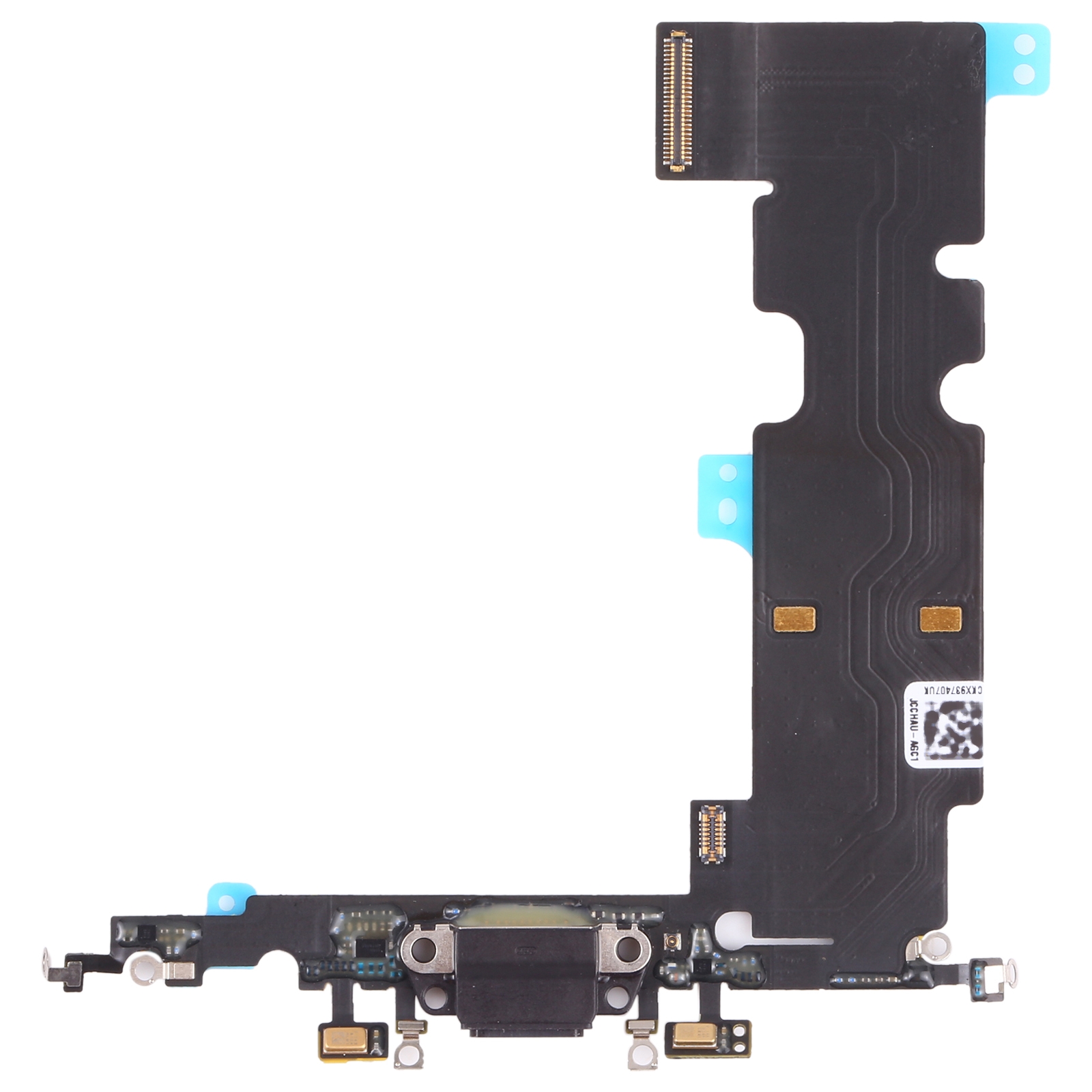 Original Charging Port Flex Cable for iPhone 8 Plus (Black) - Shopkiz.com