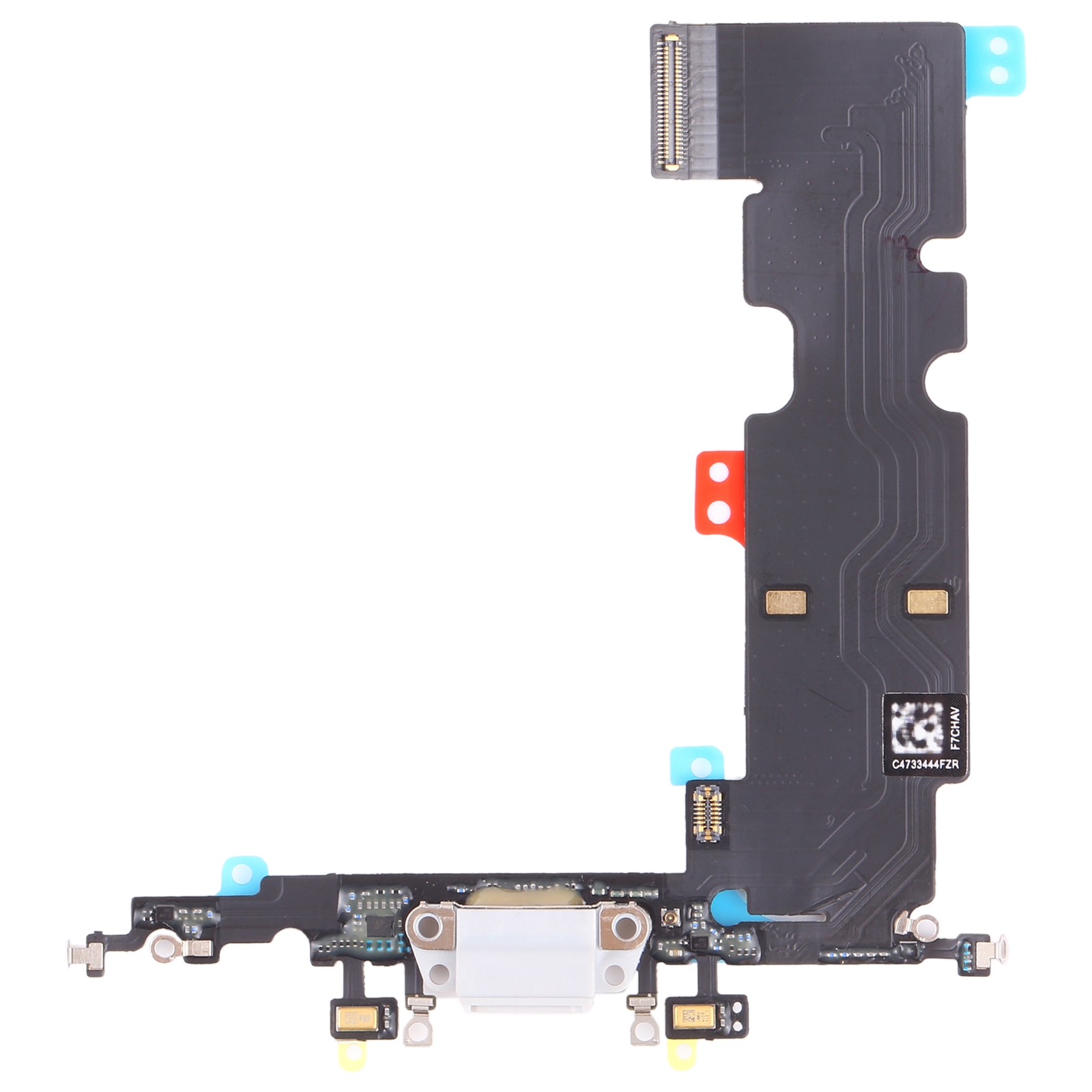 Original Charging Port Flex Cable for iPhone 8 Plus (Light Grey) - Shopkiz.com