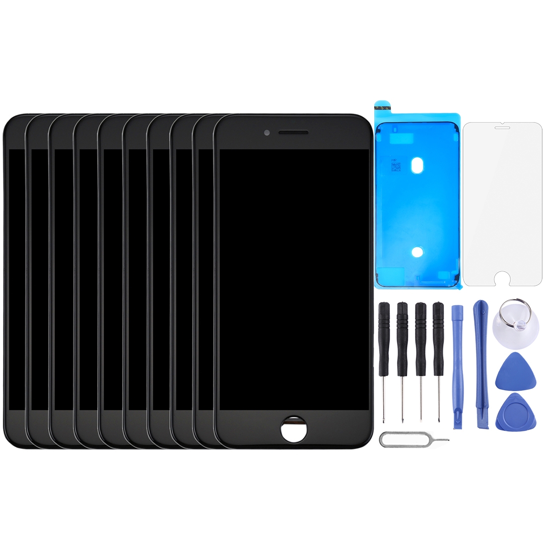 10 PCS TFT LCD Screen for iPhone 8 Plus (Black) - Shopkiz.com