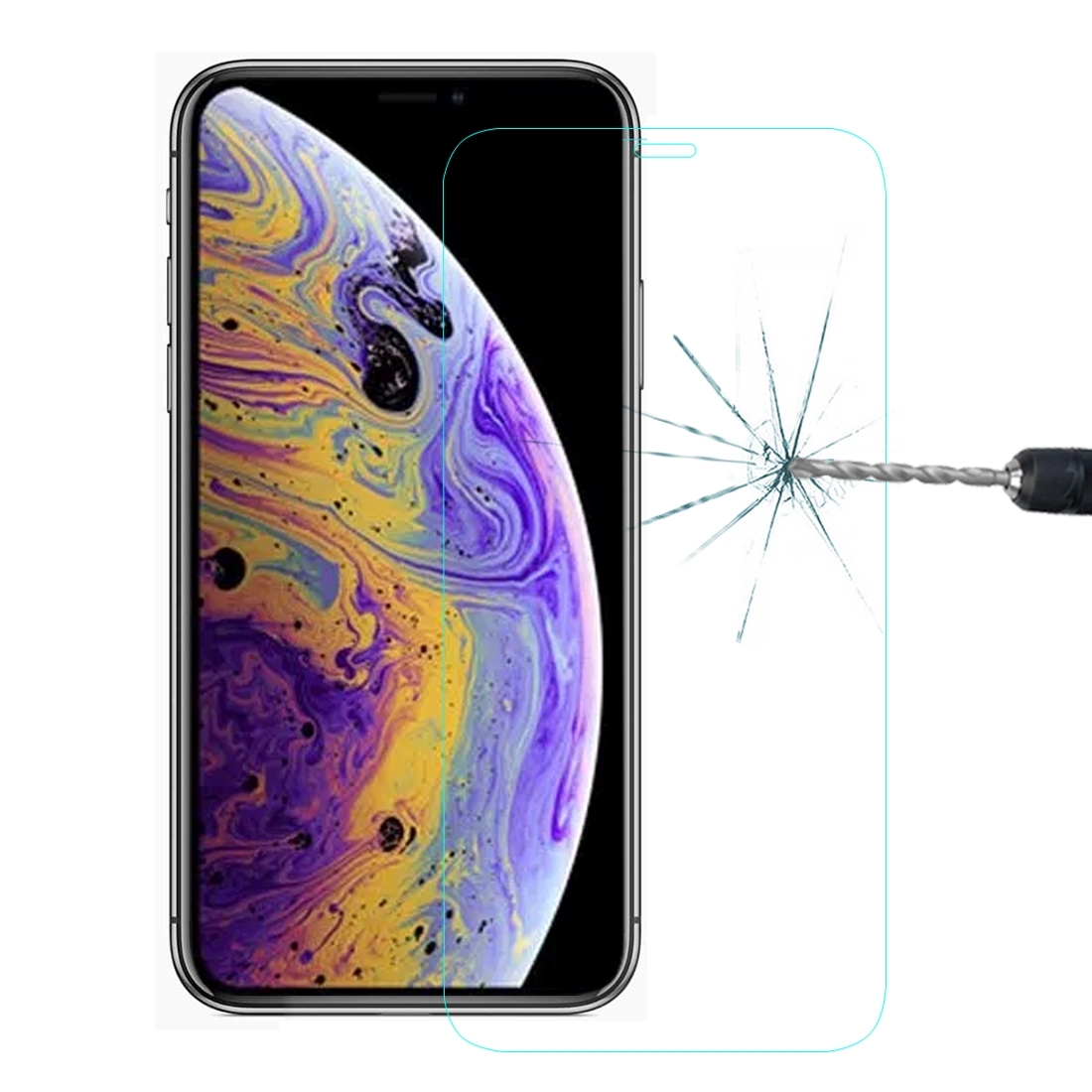 For iPhone 11 Pro / XS / X ENKAY Hat-Prince 0.26mm 9H 2.5D Tempered Glass Film - Shopkiz.com