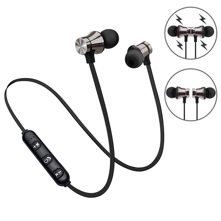 XT11 Magnetic In-Ear Wireless Bluetooth V4.2 Earphones(Tarnish) - Shopkiz.com
