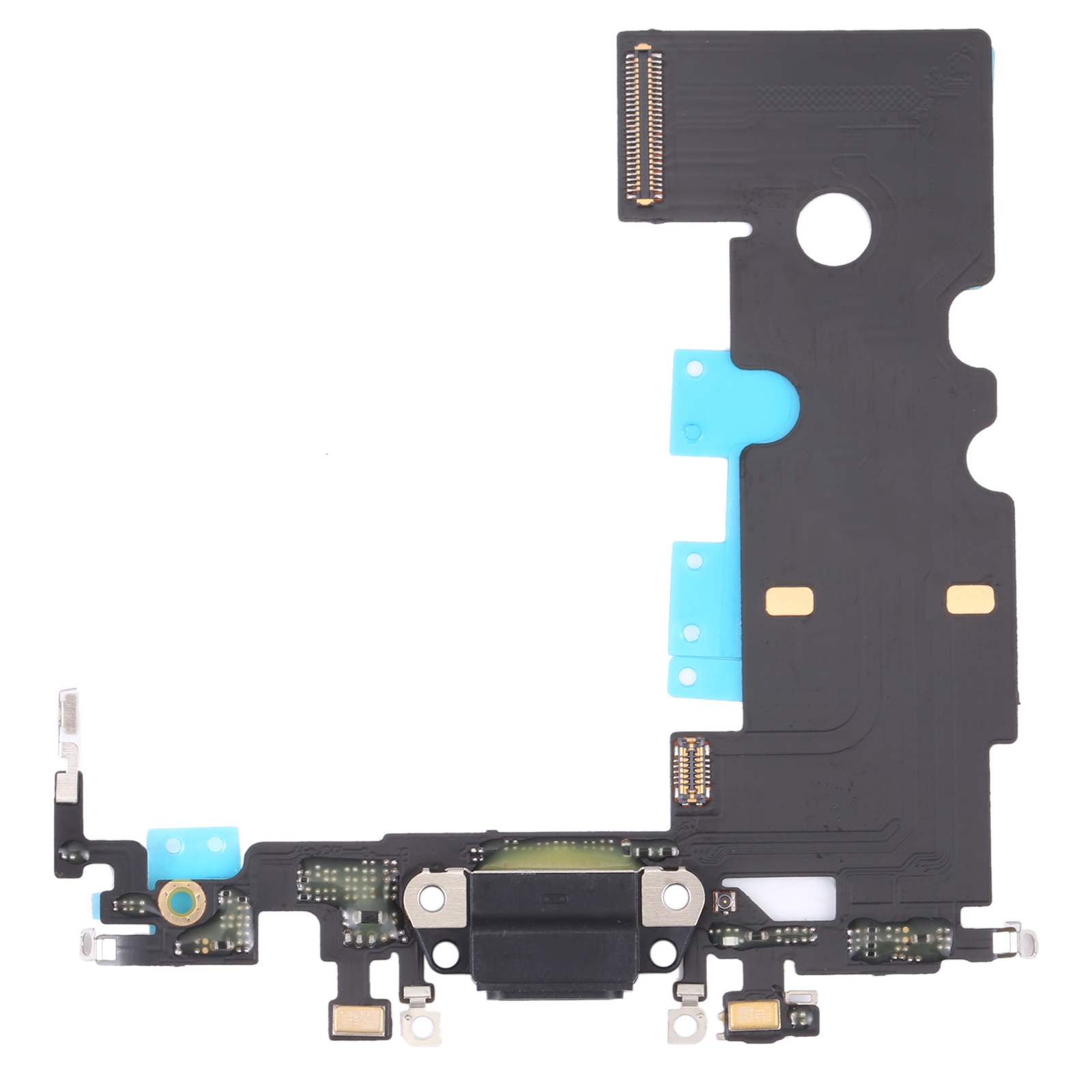 Charging Port Flex Cable For iPhone SE 2020(Black) - Shopkiz.com