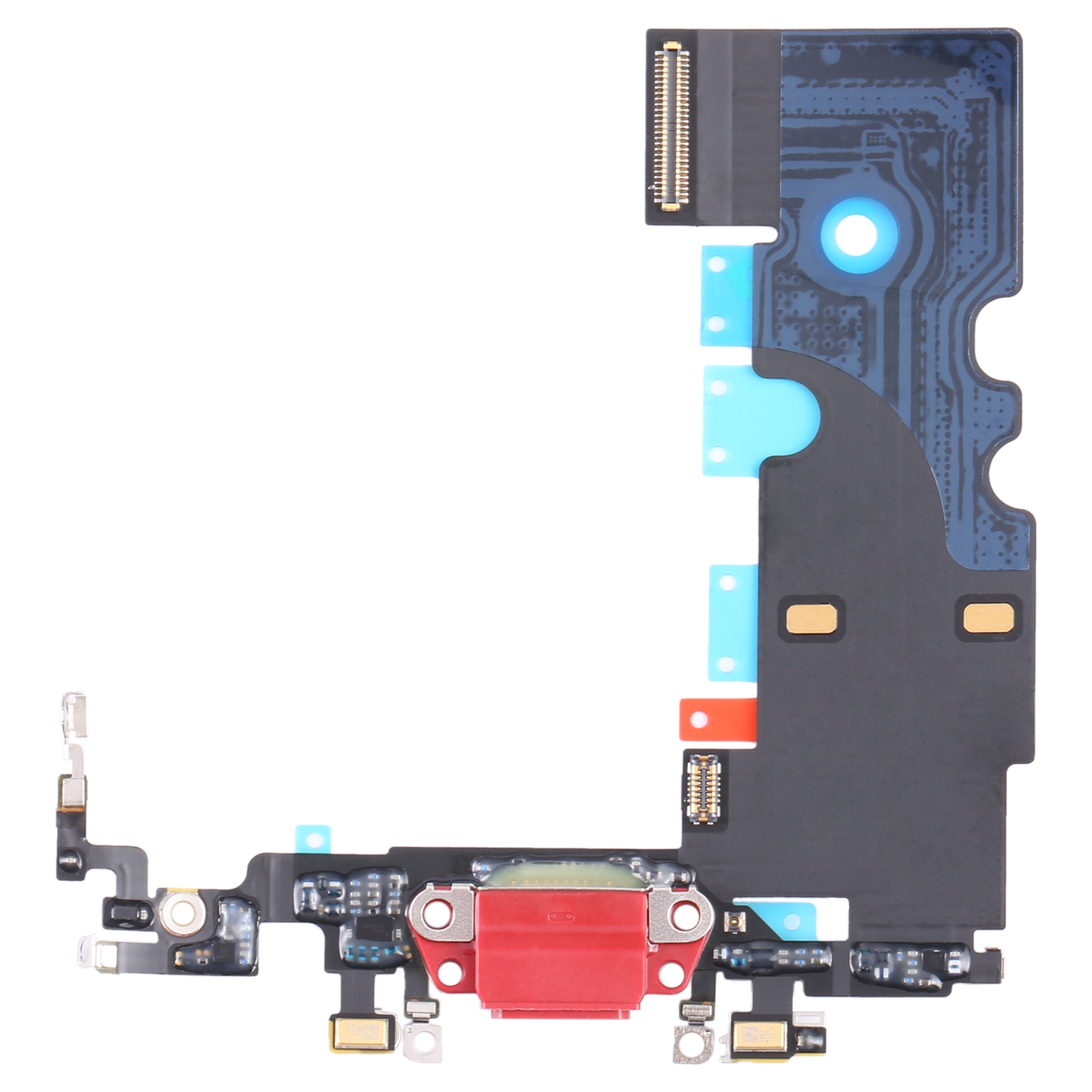 For iPhone SE 2022 3rd Gen Charging Port Flex Cable (Red) - Shopkiz.com