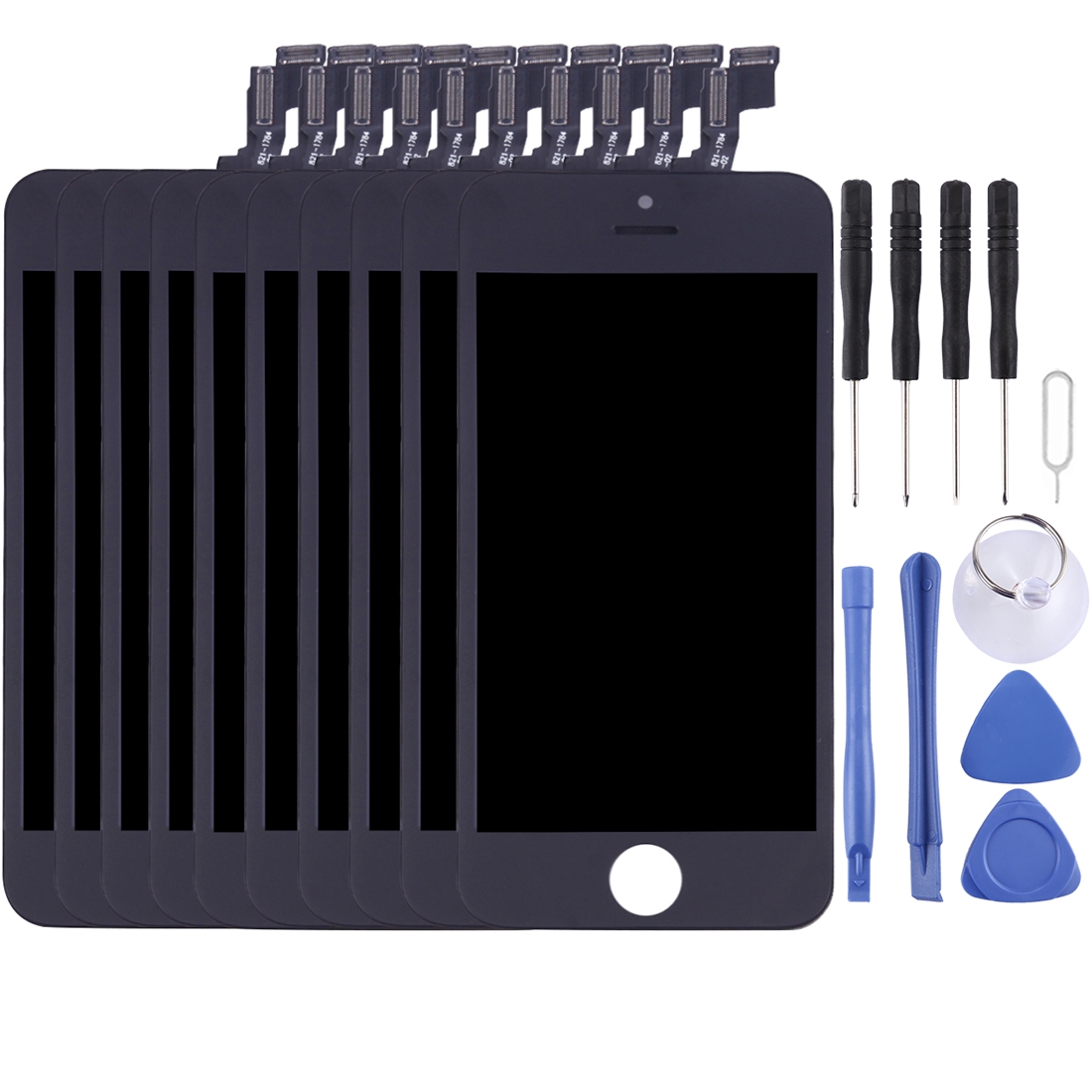 10 PCS TFT LCD Screen for iPhone SE (Black) - Shopkiz.com