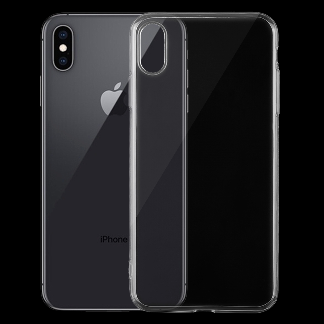 For iPhone XS 0.75mm TPU Ultra-thin Transparent Case - Shopkiz.com