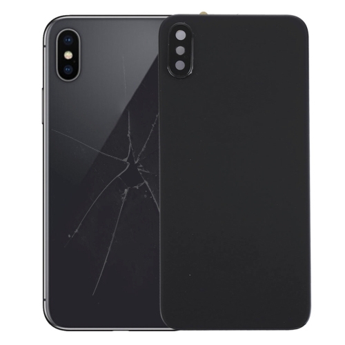 Back Cover with Adhesive for iPhone X(Black) - Shopkiz.com