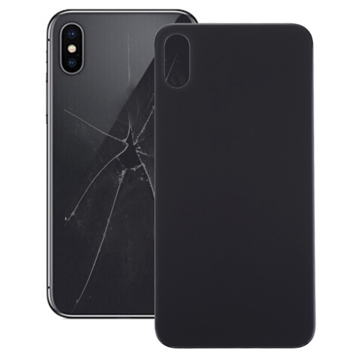 Glass Battery Back Cover for iPhone X(Black) - Shopkiz.com