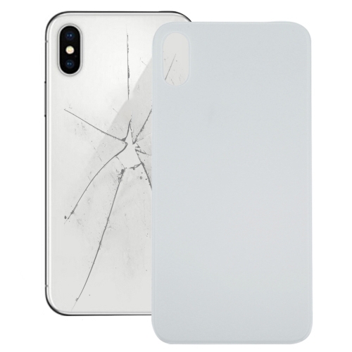 Glass Battery Back Cover for iPhone X(White) - Shopkiz.com