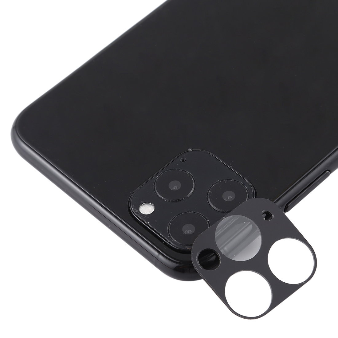 For iPhone 11 Pro TPE Rear Camera Lens Protective Film(Black) - Shopkiz.com