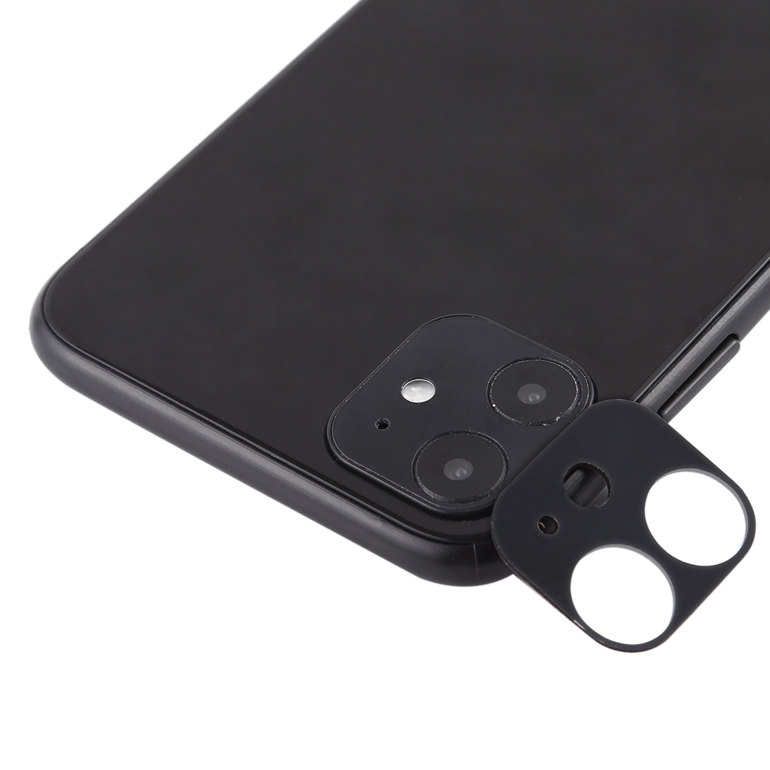 For iPhone 11 TPE Rear Camera Lens Protective Film(Black) - Shopkiz.com