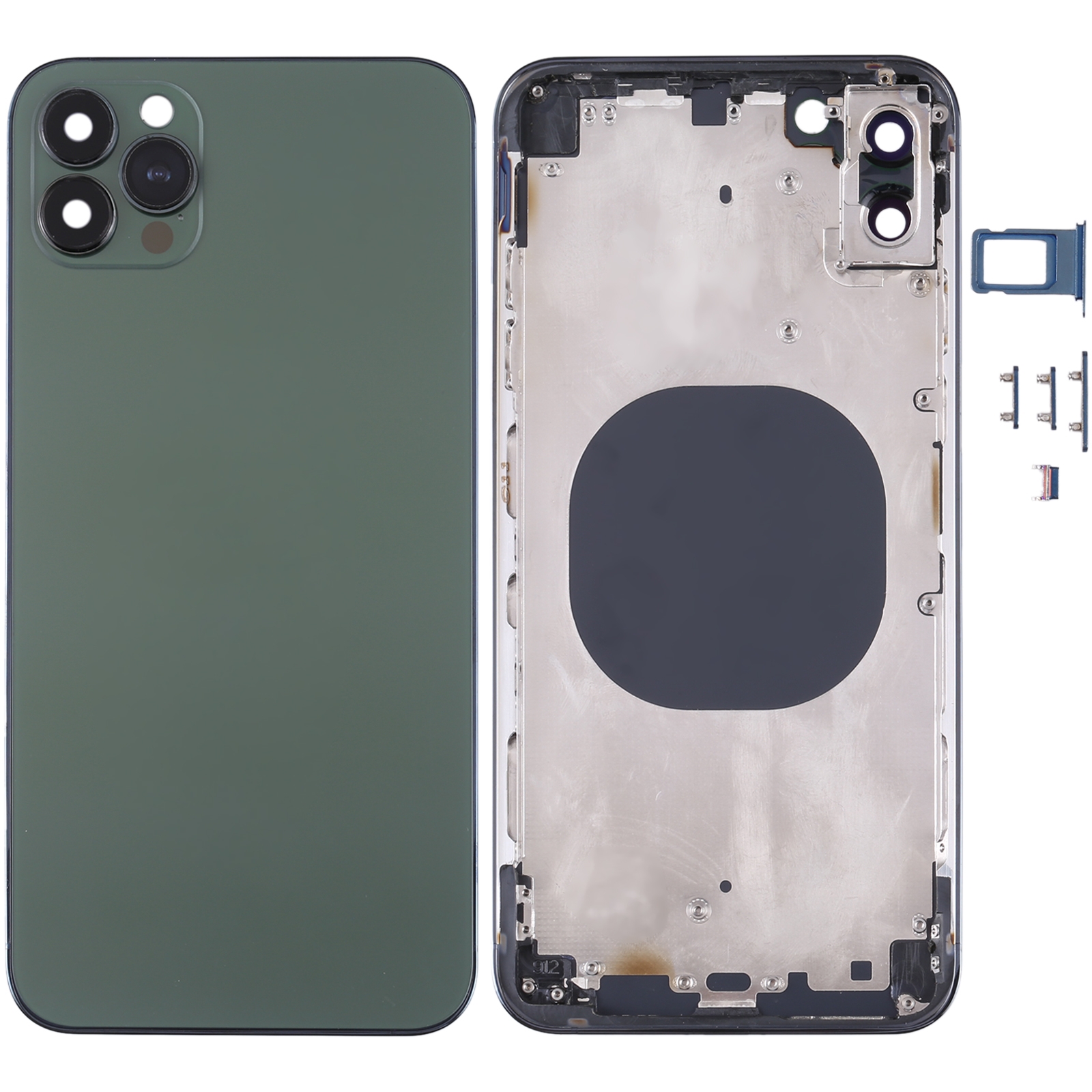 Back Housing Cover with Appearance Imitation of iP13 Pro Max for iPhone XS Max(Green) - Shopkiz.com