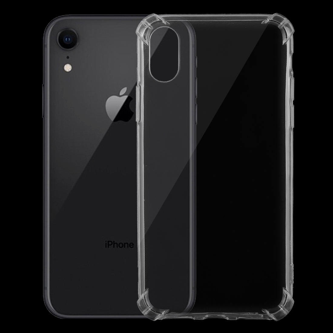 For iPhone XR Ultrathin Transparent TPU Soft Protective Case (Transparent) - Shopkiz.com