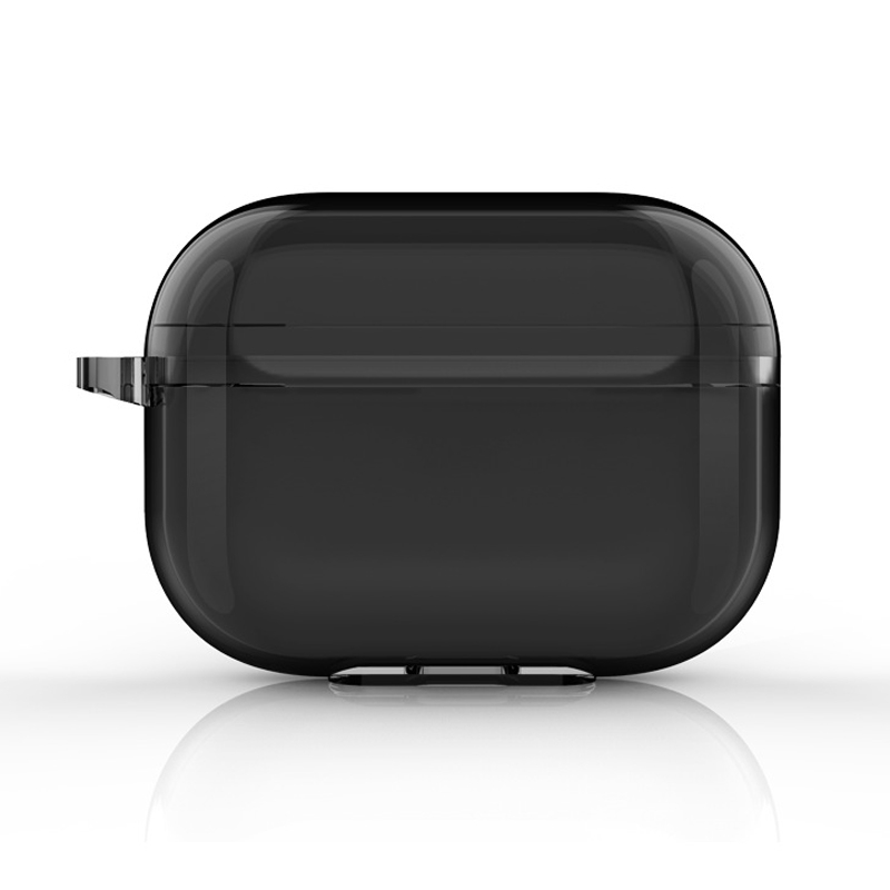 Wireless Earphones Shockproof Liquid Silicone Protective Case for Apple AirPods3(Black) - Shopkiz.com