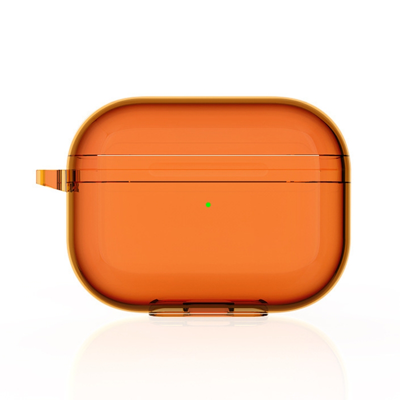 Wireless Earphones Shockproof Liquid Silicone Protective Case for Apple AirPods3(Orange) - Shopkiz.com