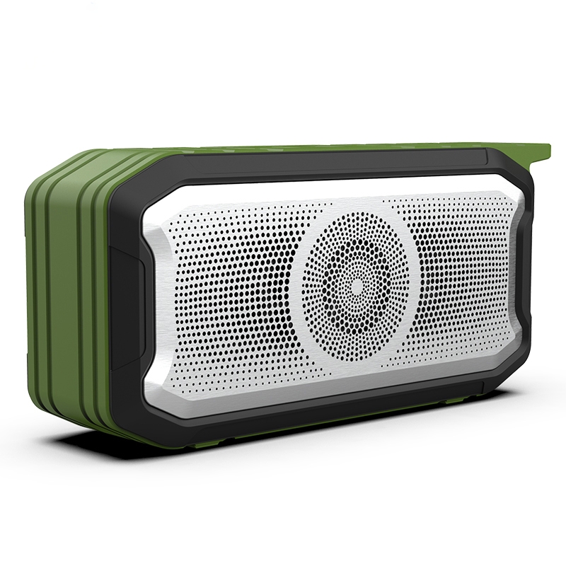 X3 5W Outdoor IPX7 Waterproof Wireless Bluetooth Speaker, Support Hands-free / USB / AUX / TF Card (Army Green) - Shopkiz.com