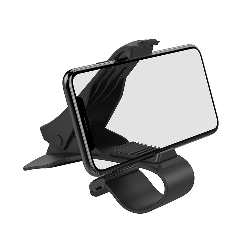 hoco CA50 Portable Car Dashboard Holder (Black Silver) - Shopkiz.com