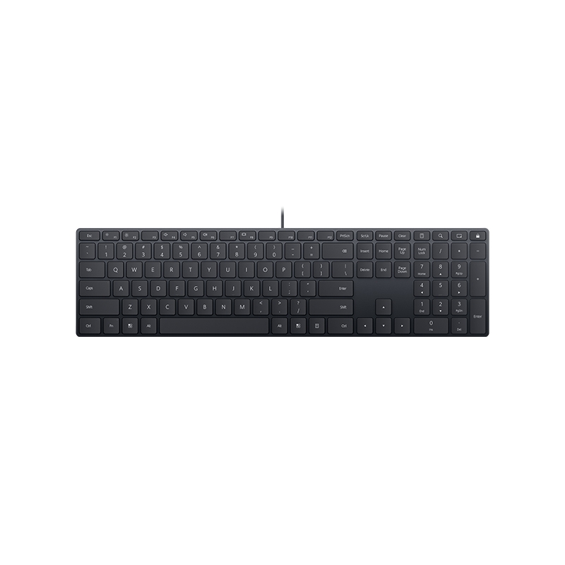 Original Huawei Ultra-thin Wired Keyboard (Black) - Shopkiz.com