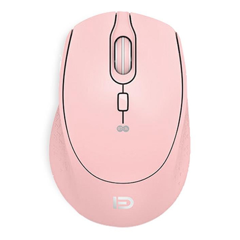 FOETOR i360t Bluetooth / 2.4G Three-mode Wireless Mouse (Pink) - Shopkiz.com