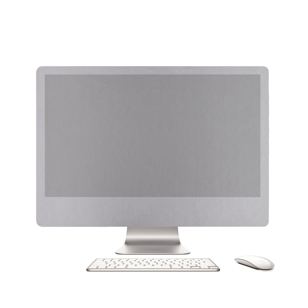 Portable Desktop Computer Dust-proof Cover for Apple iMac 21 inch , Size: 50x22cm(Silver) - Shopkiz.com