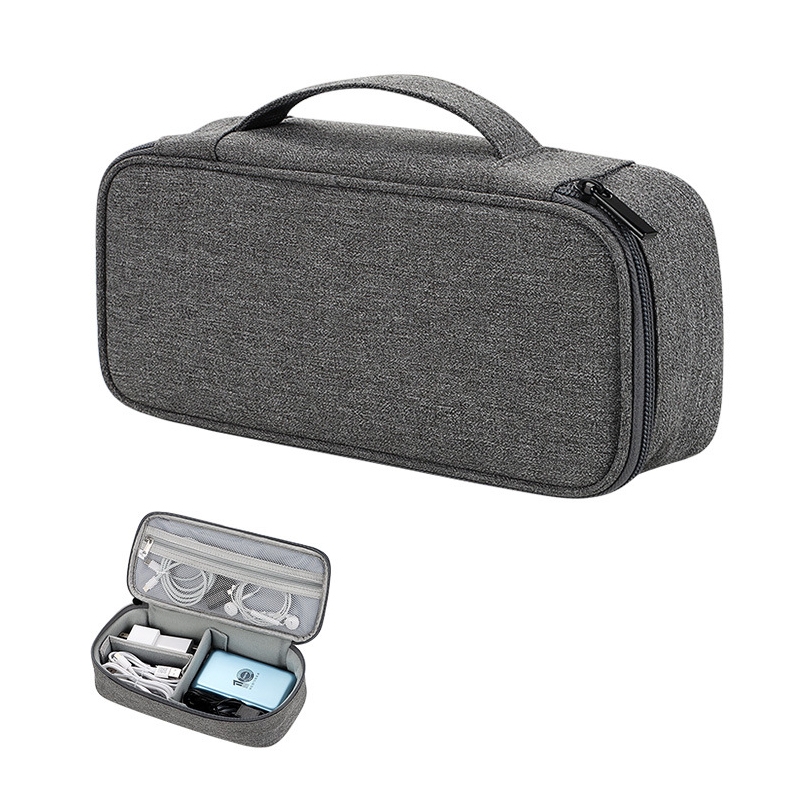 SM03 Large Size Portable Multifunctional Digital Accessories Storage Bag (Dark Gray) - Shopkiz.com