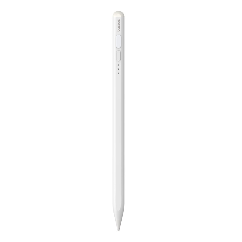 Baseus Smooth Writing 2 Series LED Indicator Capacitive Writing Stylus Active Version with Type-C Cable (White) - Shopkiz.com