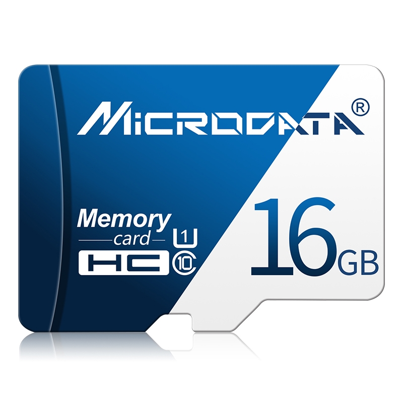 MICRODATA 16GB U1 Blue and White TF(Micro SD) Memory Card - Shopkiz.com